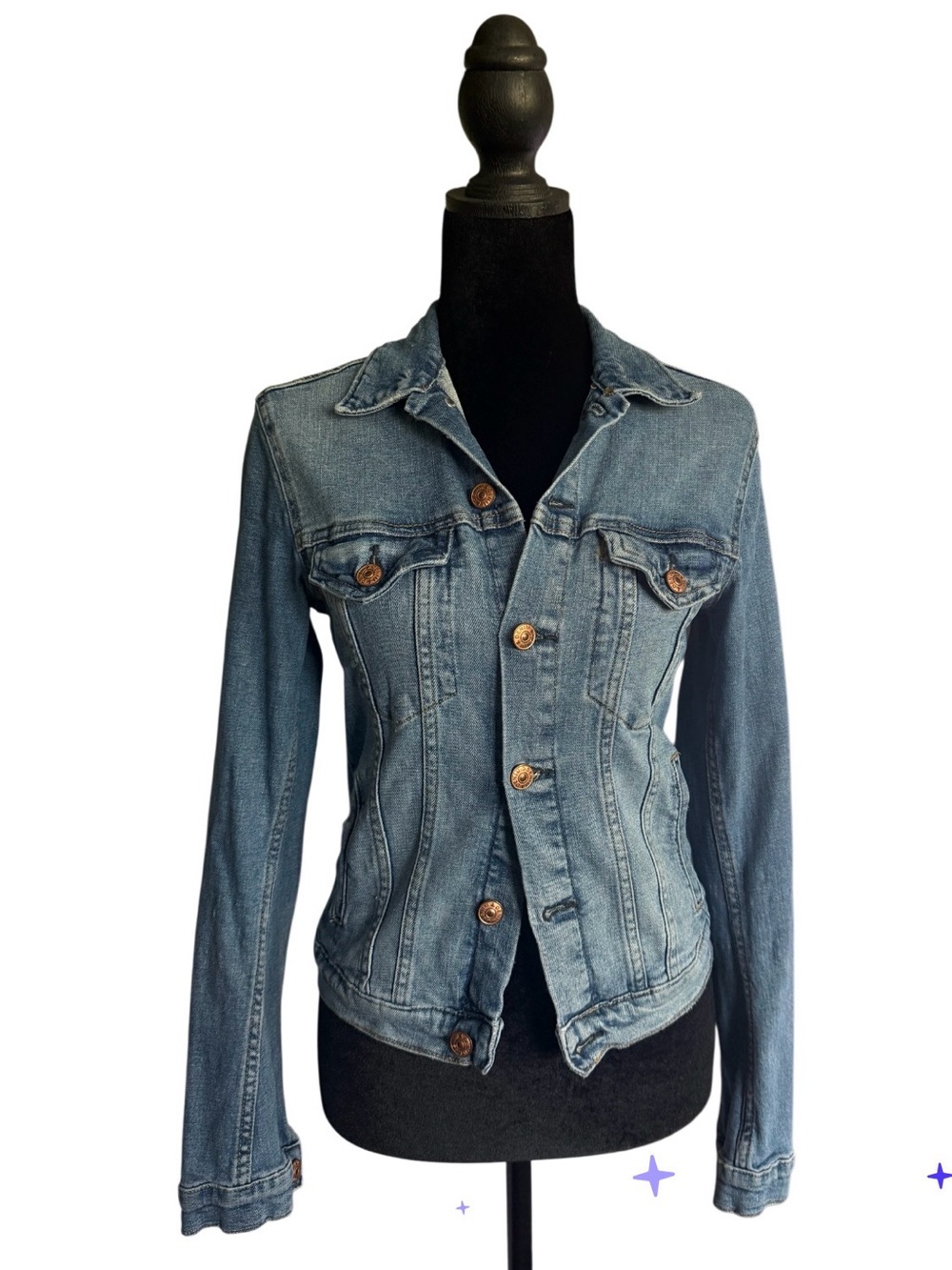 H&M Blue Denim Jean Jacket
